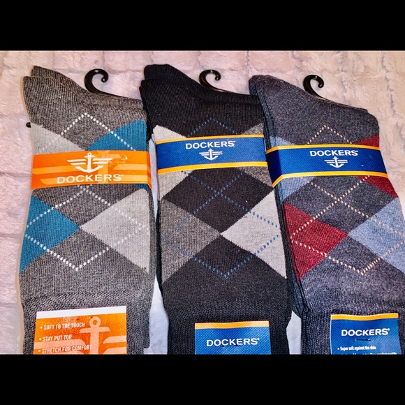 Mens NWT Dockers Brand sock bundle, 6 pairs total - Picture 3 of 10